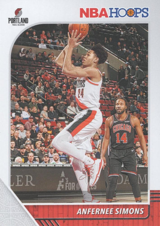 #268 Anfernee Simons - Portland Trail Blazers - 2019-20 Hoops Basketball