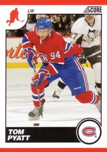 #268 Tom Pyatt - Montreal Canadiens - 2010-11 Score Hockey