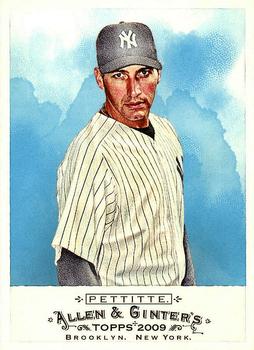 #268 Andy Pettitte - New York Yankees - 2009 Topps Allen & Ginter Baseball