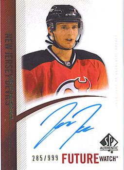#268 Jacob Josefson - New Jersey Devils - 2010-11 SP Authentic Hockey