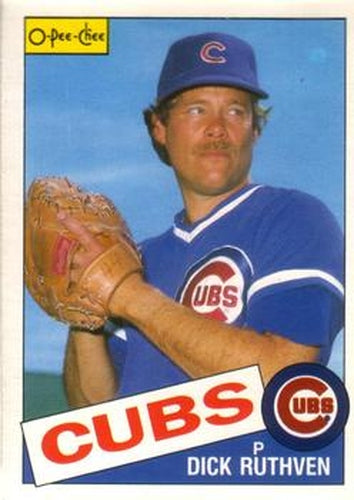 #268 Dick Ruthven - Chicago Cubs - 1985 O-Pee-Chee Baseball