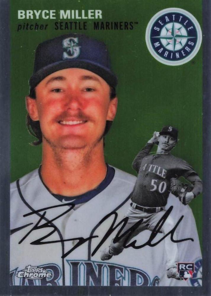 #268 Bryce Miller - Seattle Mariners - 2023 Topps Chrome Platinum Anniversary Baseball