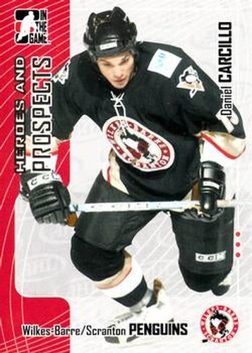 #268 Daniel Carcillo - Wilkes-Barre/Scranton Penguins - 2005-06 In The Game Heroes and Prospects Hockey