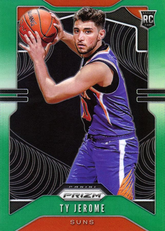 #268 Ty Jerome - Phoenix Suns - 2019-20 Panini Prizm - Prizms Green Basketball