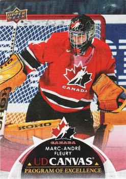 #C268 Marc-Andre Fleury - Canada - 2021-22 Upper Deck - UD Canvas Hockey