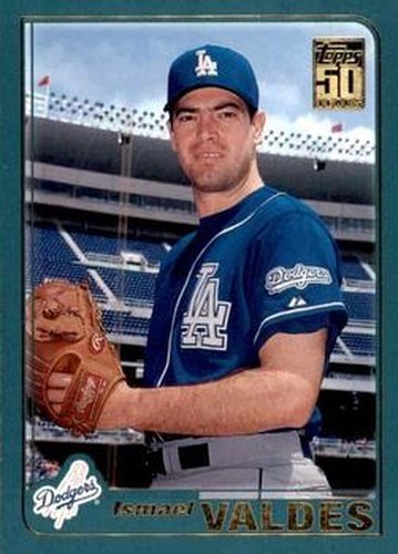 #268 Ismael Valdes - Los Angeles Dodgers - 2001 Topps Baseball