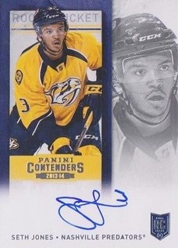 #268b Seth Jones - Nashville Predators - 2013-14 Panini Contenders Hockey