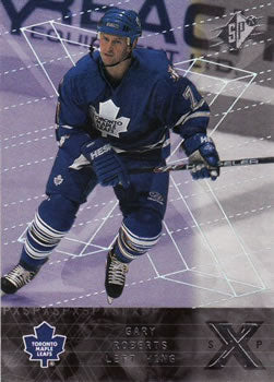 #148 Gary Roberts - Toronto Maple Leafs - 2000-01 SPx Hockey