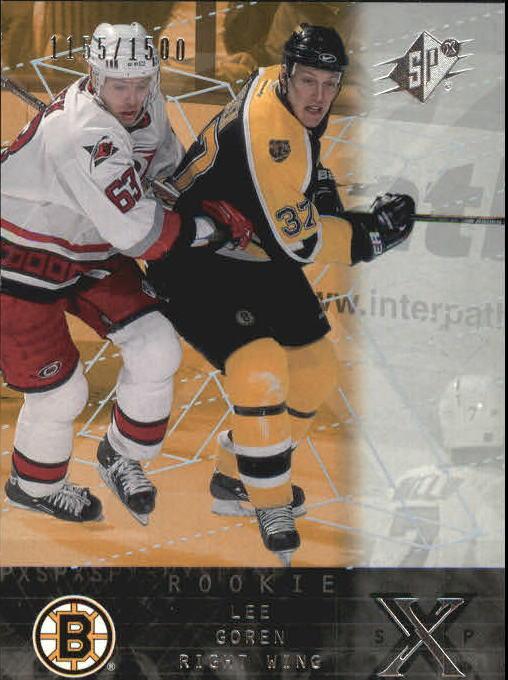 #152 Lee Goren - Boston Bruins - 2000-01 SPx Hockey