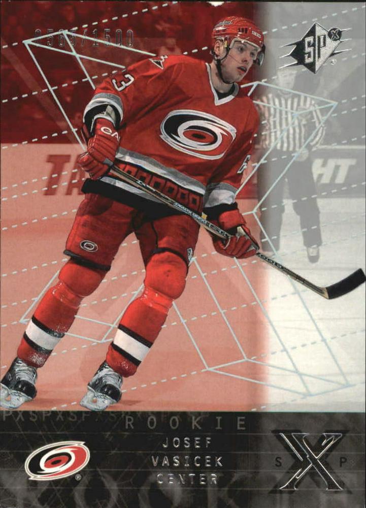#155 Josef Vasicek - Carolina Hurricanes - 2000-01 SPx Hockey