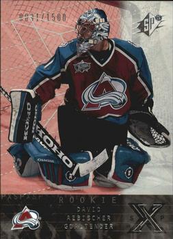 #157 David Aebischer - Colorado Avalanche - 2000-01 SPx Hockey