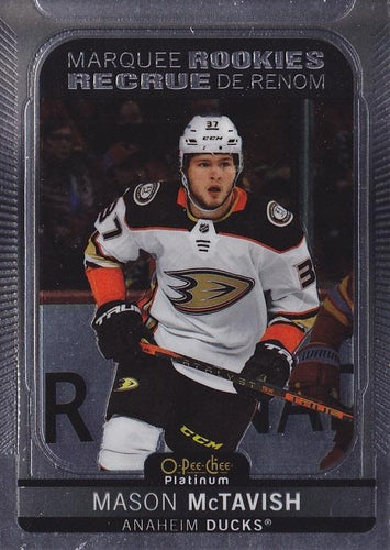 #269 Mason McTavish - Anaheim Ducks - 2021-22 O-Pee-Chee Platinum Hockey