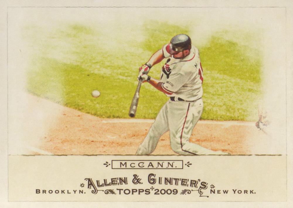 #269 Brian McCann - Atlanta Braves - 2009 Topps Allen & Ginter Baseball