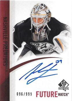 #269 Anders Lindback - Nashville Predators - 2010-11 SP Authentic Hockey