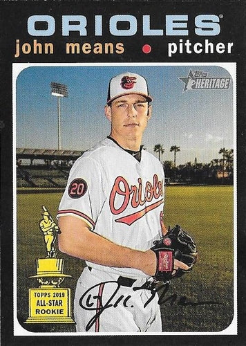 #269 John Means - Baltimore Orioles - 2020 Topps Heritage Baseball