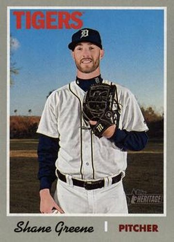 #269 Shane Greene - Detroit Tigers - 2019 Topps Heritage Baseball