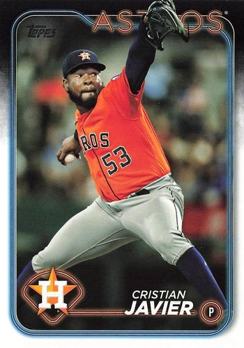 #269 Cristian Javier - Houston Astros - 2024 Topps Baseball