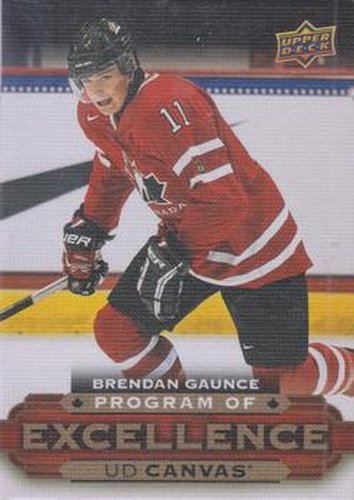 #C269 Brendan Gaunce - Canada - 2015-16 Upper Deck - UD Canvas Hockey