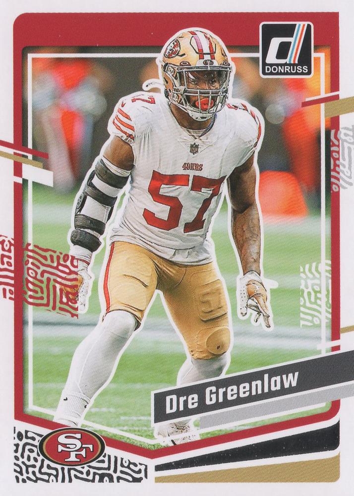 #269 Dre Greenlaw - San Francisco 49ers - 2023 Donruss Football