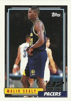 #269 Malik Sealy - Indiana Pacers - 1992-93 Topps Basketball