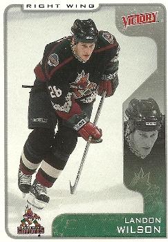 #269 Landon Wilson - Phoenix Coyotes - 2001-02 Upper Deck Victory Hockey