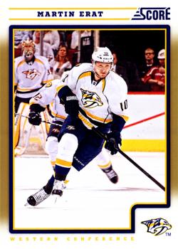 #269 Martin Erat - Nashville Predators - 2012-13 Score - Gold Rush Hockey