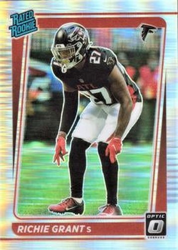 #269 Richie Grant - Atlanta Falcons - 2021 Donruss Optic - Holo Football