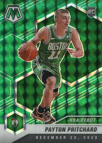 #269 Payton Pritchard - Boston Celtics - 2020-21 Panini Mosaic - Mosaic Green Basketball