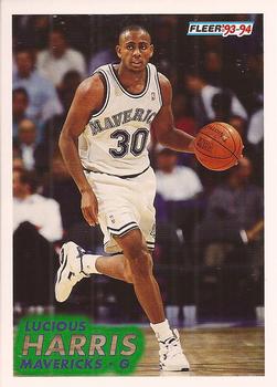 #269 Lucious Harris - Dallas Mavericks - 1993-94 Fleer Basketball