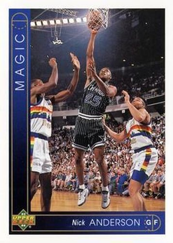 #269 Nick Anderson - Orlando Magic - 1993-94 Upper Deck Basketball