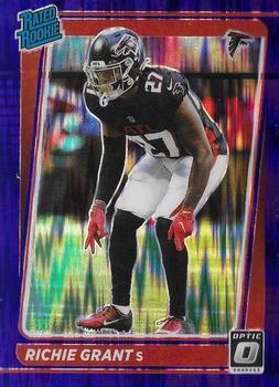 #269 Richie Grant - Atlanta Falcons - 2021 Donruss Optic - Purple Shock Football