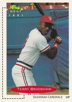 #269 Terry Bradshaw - Savannah Cardinals - 1991 Classic Best Baseball
