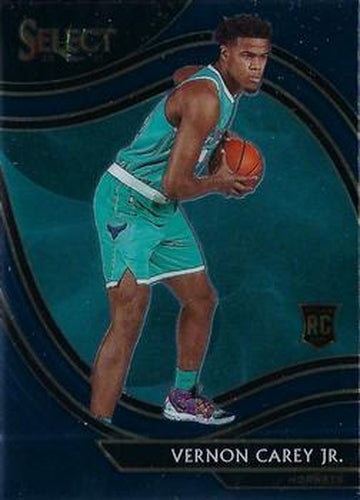 #269 Vernon Carey Jr. - Charlotte Hornets - 2020-21 Panini Select - Blue Basketball