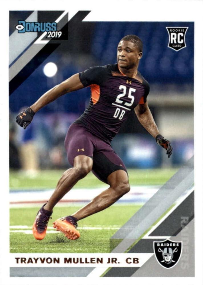 #269 Trayvon Mullen Jr. - Oakland Raiders - 2019 Donruss Football