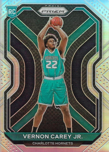 #269 Vernon Carey Jr. - Charlotte Hornets - 2020-21 Panini Prizm - Silver Prizms Basketball