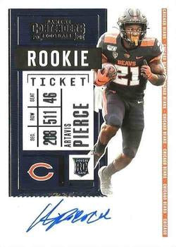 #269 Artavis Pierce - Chicago Bears - 2020 Panini Contenders Football
