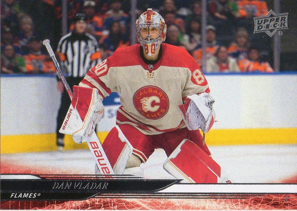 #269 Dan Vladar - Calgary Flames - 2024-25 Upper Deck Hockey
