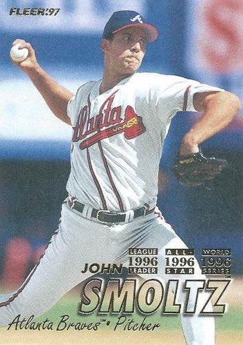 #269 John Smoltz - Atlanta Braves - 1997 Fleer Baseball