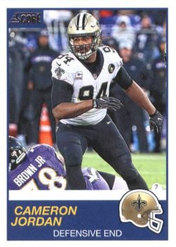 #269 Cameron Jordan - New Orleans Saints - 2019 Score Football