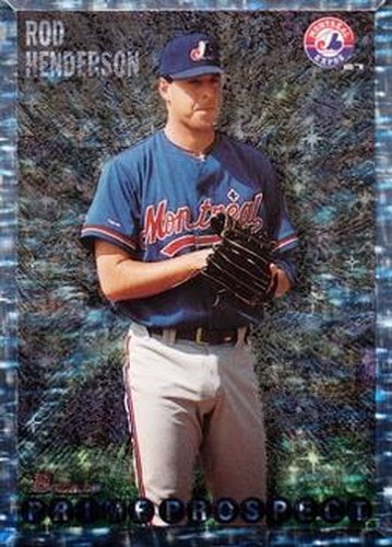 #269 Rod Henderson - Montreal Expos - 1995 Bowman Baseball