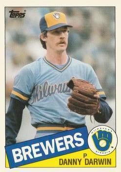 #26T Danny Darwin - Milwaukee Brewers - 1985 Topps Traded Baseball
