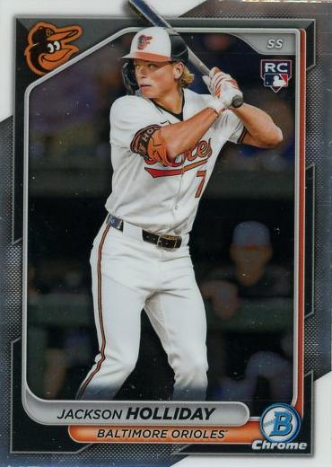 #26 Jackson Holliday - Baltimore Orioles - 2024 Bowman Chrome Baseball