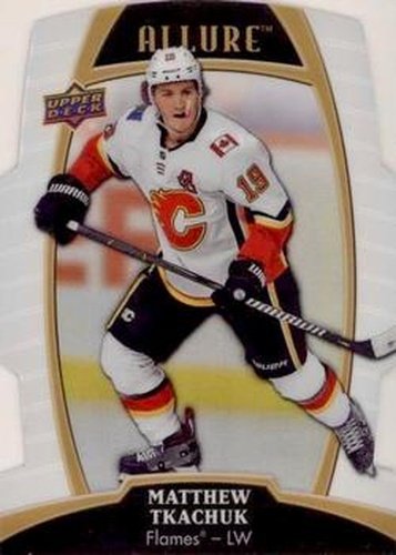 #26 Matthew Tkachuk - Calgary Flames - 2019-20 Upper Deck Allure - White Rainbow Hockey