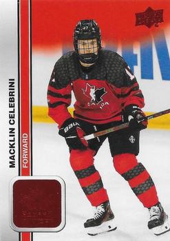 #26 Macklin Celebrini - Canada - 2023 Upper Deck Team Canada Juniors - Red Foil Hockey