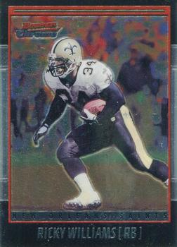 #26 Ricky Williams - New Orleans Saints - 2001 Bowman Chrome Football
