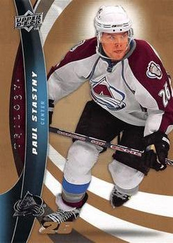 #26 Paul Stastny - Colorado Avalanche - 2009-10 Upper Deck Trilogy Hockey