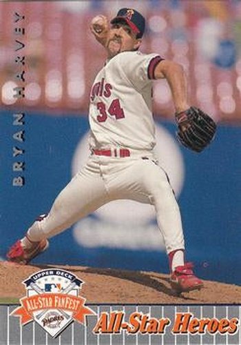 #26 Bryan Harvey - California Angels - 1992 Upper Deck All-Star FanFest Baseball