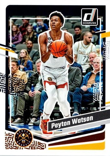 #26 Peyton Watson - Denver Nuggets - 2023-24 Donruss Basketball