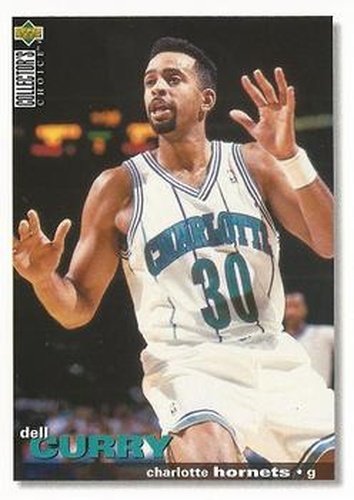 #26 Dell Curry - Charlotte Hornets - 1995-96 Collector's Choice Basketball