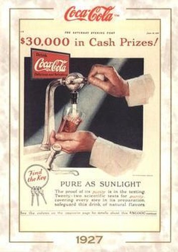 #26 Pure as Sunlight - 1993 Collect-A-Card Coca-Cola Collection Series 1